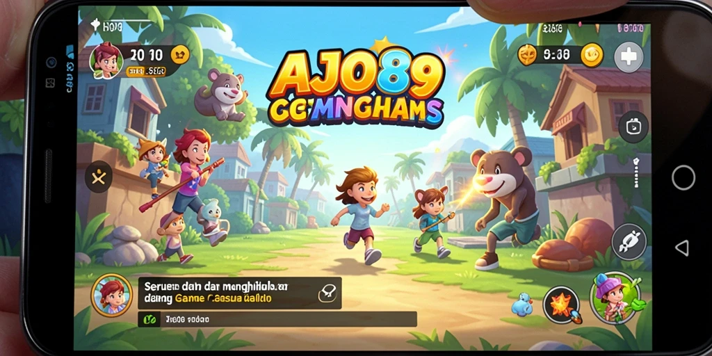 Tangkapan layar AJO89 menampilkan aksi seru dalam gameplay Casual.