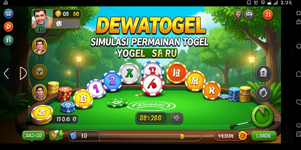 Tampilan menarik DEWATOGEL saat bermain togel secara simulasi.