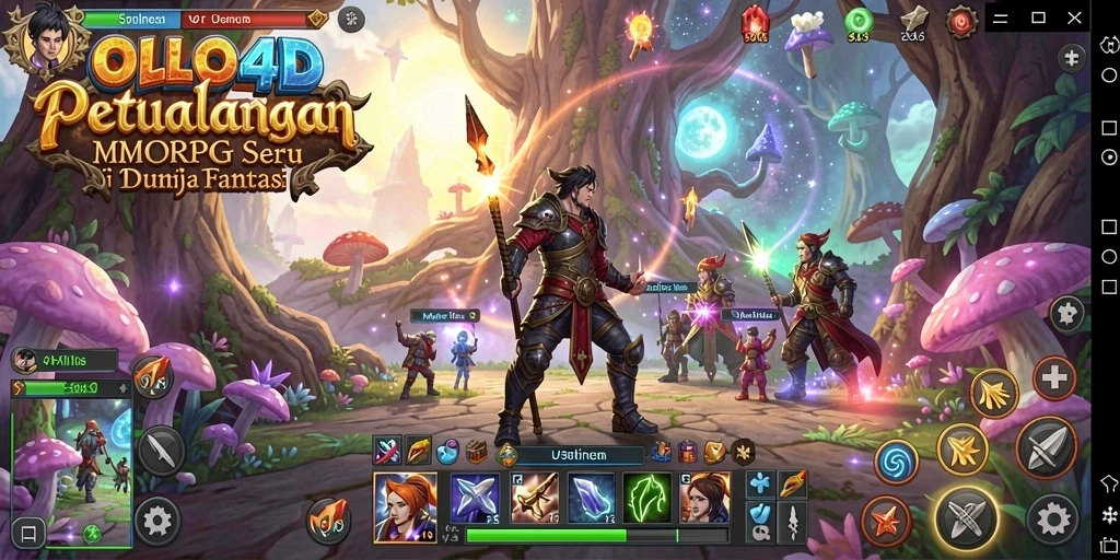 Tampilan gameplay OLLO4D yang memukau dan seru.