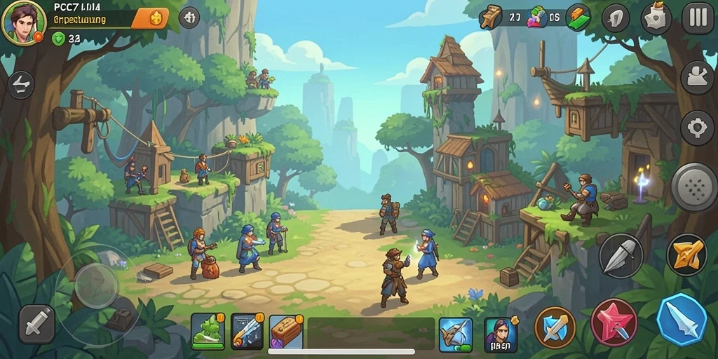 Tampilan gameplay PCPC7 yang seru dan menarik.