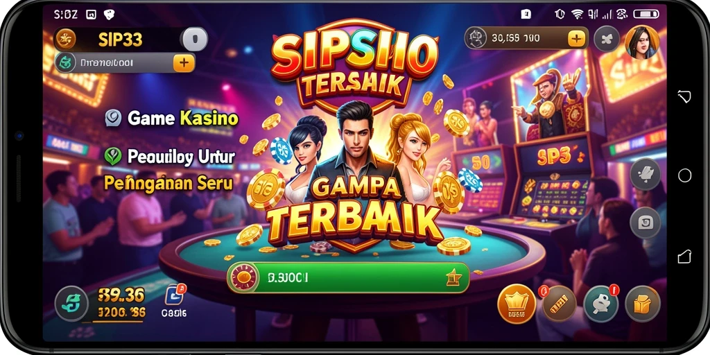 Tampilan gameplay menawan dari SIP33 yang membawa sensasi Kasino ke rumah Anda.