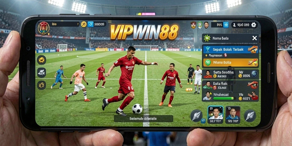 Tampilan gameplay <strong>VIPWIN88</strong> yang menakjubkan dengan momen-momen seru di lapangan.